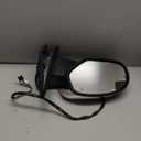 Chrome Driver Power Folding Side Mirror Compatible with 2007-2014 Chevy Suburban Tahoe Silverado Avalanche/GMC Yukon Sierra Heated/with Puddle Light/Turn Signal Indicator Left Mirrors