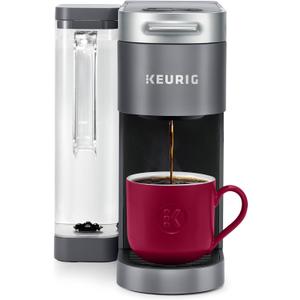 Keurig K-Supreme Single Serve K-Cup Pod Coffee Maker, MultiStream Technology, 4 Brew Sizes, 66oz Dual-Position Removable Reservoir, Gray