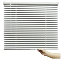 Cordless Light Filtering Mini Blinds for Windows, Horizontal Vinyl Window Blinds, Inside or Outside Mount 1” (35" W x 64" H)