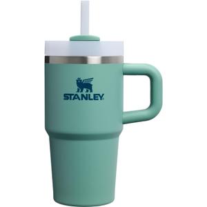 STANLEY Quencher H2.0 Tumbler with Handle and Straw 20 oz | Flowstate 3-Position Lid | Cup Holder Compatible for Travel | Insulated Stainless Steel Cup | BPA-Free | Spring Green