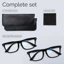 livho High Tech Blue Light Glasses - Advanced Blue Light Blocking Computer Glasses - Screen Fatigue & UV Protection