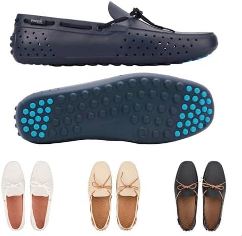 People Footwear Boat Shoes, Water Shoes for Men and Women, Just Slip On for Comfort and Style, These Stylish Rubber Loafers are Lightweight, Waterproof & Anti-Slippery - Perfect for Outdoors, Size 12, Mariner Blue/Mariner Blue