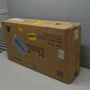 ChooChoo Mission End Tables Set of 2, Narrow Side Tables for Small Spaces, Night Stands with Storage Shelf for Living Room and Bedroom, Black