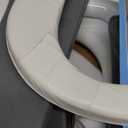 Potty Training Seat, SKYROKU Upgrade Toddler Toilet Seat for Kids, 2in1 Potty Training Toilet, Guard Anti-Slip Pad Step Stool, New Sector-Shape Stabilized Base and Heavier More Reliable (8899 Grey)