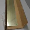 Prime-Line J 4617 8 x 34 In. Brass, Polished, Door Kick Plate (Single Pack)