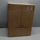 BestOffice | 13 Gallon Trash Can with Lid | Automatic Touchless Garbage Can | Odor Control | Modern Oval Design | Easy to Clean | Stainless Steel | Fits Any Kitchen, Bathroom, Office or Home