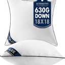 MIULEE 18x18 Pillow Inserts Set of 2 Throw Pillows 18 Inch Premium Down Alternative Pillow Inserts Decorative Pillow Stuffer for Sofa, Couch (18x18 Inch, Set of 2)