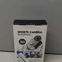 Action Camera 4K,2026 Ready Upgraded POV Camera WiFi with 64GB Card, Thumb Snap Cam with Waterproof Case,Wearable Sports Snapcam,Mini Body Camera for Running Motorcycle Vlogging Diving Horse Riding