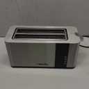 Mueller UltraToast Full Stainless Steel Toaster 4 Slice, Long Extra-Wide Slots for Bagels and Waffles, 6 Browning Levels, LED Display, Cancel/Defrost/Reheat Functions & Removable Tray, Kitchen Gadgets