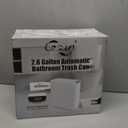 Cesun Automatic Motion Sensor Bathroom Trash Can with Lid, 2.6 Gallon Touchless Trash Bin, Smart Plastic Slim Garbage Can Small White Wastebasket for Toilet, Office, rv, Bedroom, Living Room