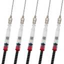 5-Pack Fountain Pen Ink Syringe Fillers  Spring Converter with Removable Blunt Needle Tip for 3.4mm Fountain Pen Converters