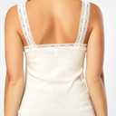 VAVONNE Camisole for Women, All Cotton, Airy Soft Comfy Tank Tops Cami Undershirt (XL)
