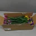 TURNMEON 20 Bundles Calla Lily (400 Heads) Artificial Flowers for Outdoors, Fake Plants UV Resistant Faux Plastic Fake Flowers for Indoor Planter Porch Gardens Home Summer Cemetery Decor(Color Mix)