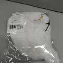 Faux Fur Evening Handbags Heart Shaped Clutches for Women Fluffy Shoulder Bags Metal Chain Strap (White)