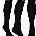 Physix Gear Compression Socks 20-30 mmHg - Men & Women - Running, Nurses, Shin Splints, Flight, Travel S/M