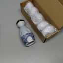 Sake Set Ceramic Japanese Sake Set of 7 include 1 Sake bottle 6 Sake Cups for Hot or Cold Sake at Home or Restaurant