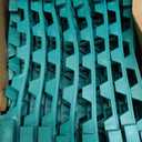 MAXWAVE 18 Pack 12" x 12" Modular Interlocking Floor Mats, Soft PVC Non-Slip Drainage Tiles, Splicing Rubber Cushion Flooring for Deck, Shower, Pool, Basement, Shed, Indoor and Outdoor Use