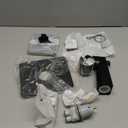 Delta Faucet Modern 14 Series Matte Black Shower Faucet, Tub and Shower Trim Kit with Single-Spray Touch-Clean Black Shower Head, Matte Black T14467-BL-PP (Valve Not Included)