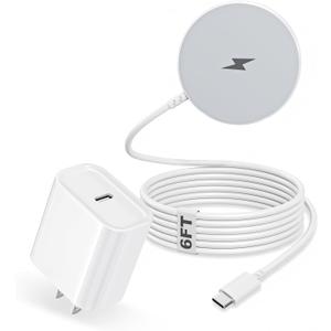 Magnetic iPhone Wireless Charger, 6FT Fast Charging Apple Mag Safe Charger Wireless Charging Pad for iPhone Air/17 Pro Max/16 Pro/16 Plus/15 Pro/14/13/12/11/AirPods 3/Pro 3/2 Phone Mag safe Charge Pad