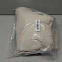 Extra Long Shower Curtains 84 Inch Farmhouse with Ruffle Hem Linen Beige Shower Curtains for Bathroom Country Vintage Rustic Natural Fabric, 72" W x 84" L