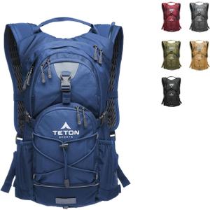 Teton Oasis/Trailrunner Hydration Backpack Lightweight Water Pack with 2L/3L Bladder for Hiking, Running, Cycling, Biking 18L/22L Sizes Sewn-in Rain Cover Fits Men and Women
