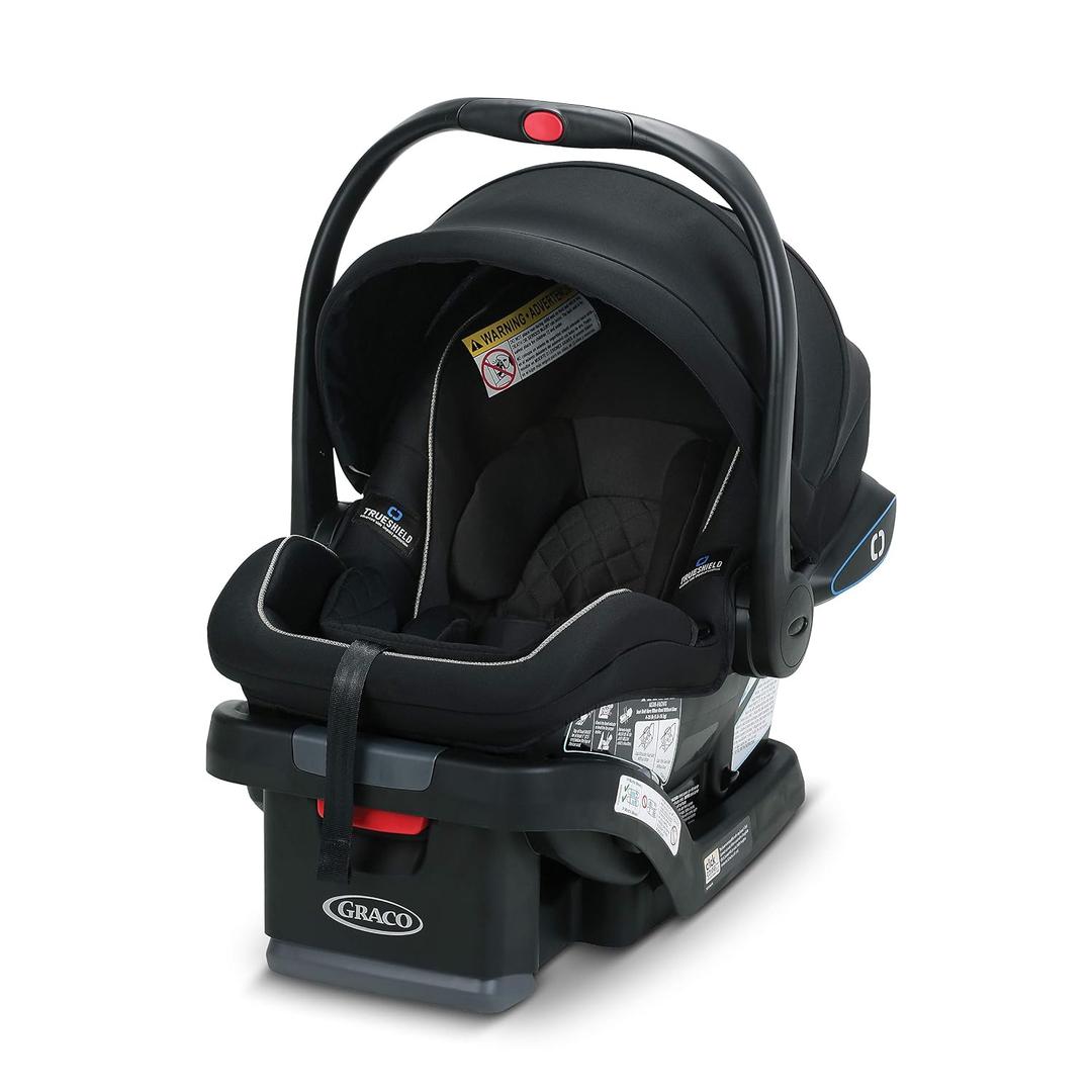 Graco SnugRide SnugLock LX Infant Car Seat, Rear Facing Baby Car Seat featuring TrueShield Technology, Baby Registry Must Have, Great Gift for New Parents, EXP: 03/24/2032