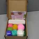 Mefatus Punch Needle Kit for Beginners Adults Kids Easy Punch Needle Embroidery Kit Tool Threader Fabric Hoop Yarn Rug Tufting Coaster Art and Crafts (#1 pink)