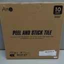 Art3d Peel and Stick Backsplash Tiles 12"x12" White Washed Thicker Design, Self-Adhesive Wall Tile for Kitchen & Bathroom