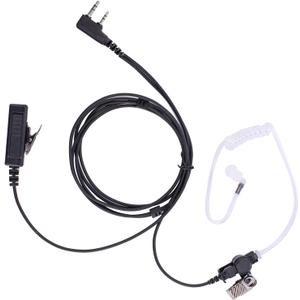 Earpiece Compatible with BTECH, Kenwood, Retevis Walkie Talkie with Mic Tansparent Air Acoustic Tube Headset (Normal)
