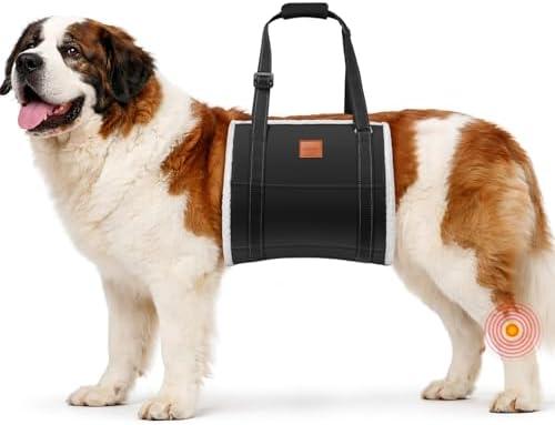 LOOBANI Dog Sling for Large Dogs Hind Leg Support, Portable Dog Lift Harness for Back Legs, Comfortable Leg Support Assistance for Elderly Dogs with Hip, ACL Brace, Senior, Injured
