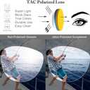 Jefoo Polarized Aviator Sunglasses for Women Men Retro Trendy Sports Sunglasses for Outdoor UV400 Protection