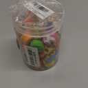 Pencil Top Erasers for Kids - 50 Pack Assorted Cute Fruit Animal Cap Erasers Bulk, Latex Free Pencil Eraser Tops for Party Favors, Kids Back to School Supplies, Classroom Rewards