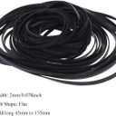 5 x Cassette Tape Machine Recorder Rubber Belt Repair Maintenance Mix Flat Cassette Tape for Recorders CD-ROM Video Machines DVD Drive,50Pcs (2mm)