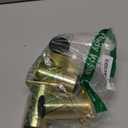 Sumnacon 4PCS Aluminium Alloy Furniture Legs - Round Adjustable Sofa Legs Furniture Cabinet Legs, 3 Inch Funiture Feet for Cabinet Desk Table Chair Sofa Bed, Gold