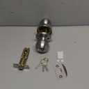 BESTTEN Keyed Entry Door Knob with Lock, Heavy Duty Interior and Exterior Door Lock, Standard Ball, Satin Nickel