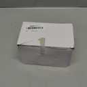 4 Pack Acrylic Qtip Holder Dispenser for Cotton Swabs, Balls, Pads, Floss Picks- Small Clear Acrylic Canister Apothecary Jar Set, Bathroom Essentials Accessories Decor, Vanity Makeup Storage Organizer