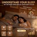 Smart Ring with Stress & Sleep Monitor, Female Health Period Tracker, No Subscription Fee, Comfortable Design for Women & Men (Rose Gold 7)