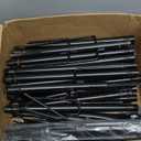 6 Pack String Light Poles, Outdoor String Light Pole 10 ft Forked Metal Light Pole with Adjustable Outdoor Light Stand, Deck, Backyard, Garden, Wedding, Rustproof and Sturdy with Hooks.