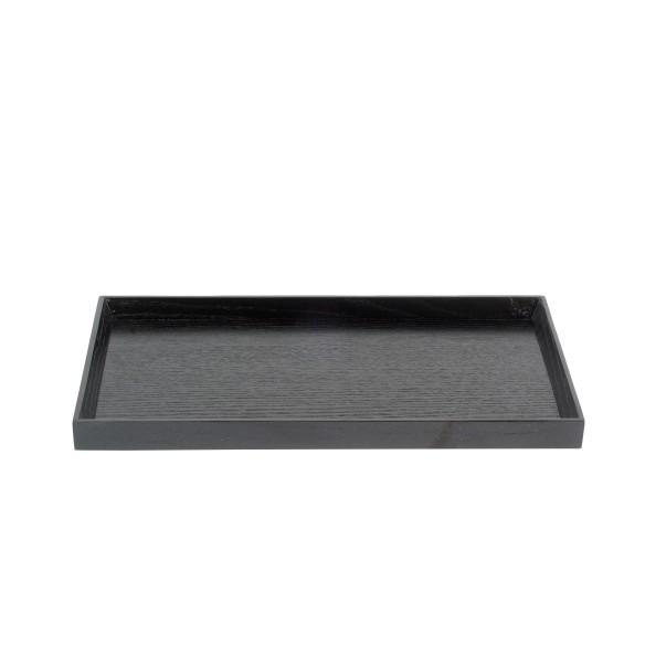 Black Wooden Tray, 5x14