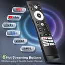 Only for Hisense Google Smart TV Voice Remote Replacement 4K QLED UHD Mini-LED Quantum ULED Series Remotes Control