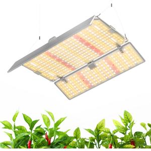 Barrina 4x4 Grow Lights for Indoor Plants Full Spectrum, BU2000 Dimmable, Adjustable LED Grow Light Panel, 816 LEDs, High PPFD, Plant Lights for Indoor Growing, Seedling, Flowering and Fruiting (15.36"15.36")