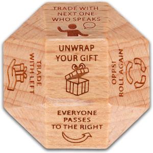 Santa Swap Gift Exchange Dice, Christmas Games Dice Stocking Stuffers for Party Games, Fun Christmas Games for Family Party, Xmas Dice Gifts for Teens, Adults, Grandkids, Holiday Christmas Gag Gifts