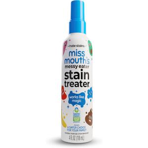 Miss Mouth's Messy Eater Stain Treater Spray  4oz & 10 Wipes Stain Remover  Newborn & Baby Essentials  No Dry Cleaning Food, Grease, Coffee Off Laundry, Underwear, Fabric