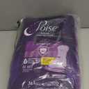 Poise Overnight Incontinence & Postpartum Pads for Bladder Leaks, 8 Drop Extra Coverage, 36 Count