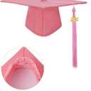 SAMDEEMI Unisex Adult Matte 2026 Graduation Gown and Cap Set with Tassel for High School and College Bachelor 12 Colors (Pink)