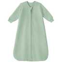 Yoofoss Baby Sleep Sack 0-6 Months 1.0 Tog Long Sleeve Sleep Sack Organic Cotton Wearable Blanket for Newborns 2-Way Zipper Quilted Sleeping Sacks(Small) (Green)