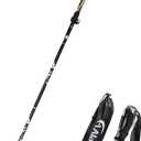 Aluminum Collapsible Ultralight Travel Trekking Hiking Pole for Men and Women (Fits 5'3" - 6'2"), 2 pcs