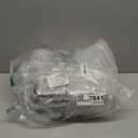 meekoo 8 Pack Collapsible Storage Bins Fabric Storage Bins Polyester Fabric Baskets with Handles Linen Closet Organizer for Shelf Home Closet Towels Toys (12 x 12 x 12in, Black Gray)