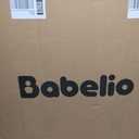 Babelio Baby Gate for Doorways and Stairs, 26-40" Auto Close Dog Gate, PressGuard C5, Easy-Install Pressure Mounted Satey Door, No Drilling Safety Gate for Child and Pets, Black