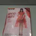 Spooktacular Creations Halloween Red Bride Costume Women, Red Gothic Wedding Dress Women for Halloween Party (Red, S)